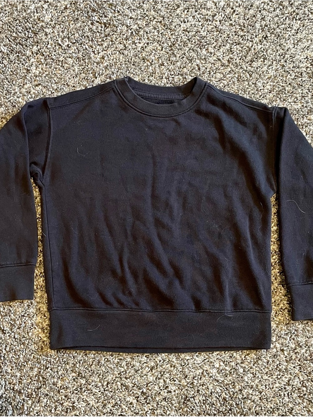 Athletic Works Black Crewneck Kids Sweatshirt Size 6/7